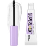 Maybelline Super Lock Brow Glue Eyebrow Gel, Lightweight Brow Gel For Up To 24HR Hold, Clear 7mL