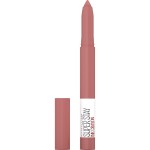 Maybelline Super Stay Ink Crayon Matte Lipstick with Built-in Sharpener On The Grind 105