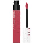 Maybelline Super Stay Matte Ink Liquid Lipstick Makeup, SAVANT 155 Rose Pink 5mL