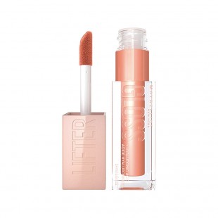 Maybelline Lifter Gloss AMBER Color, Hydrating Lip Gloss with Hyaluronic Acid