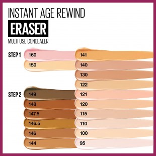 Maybelline Instant Age Rewind Eraser Dark Circles Treatment Multi-Use Concealer Brightener 160