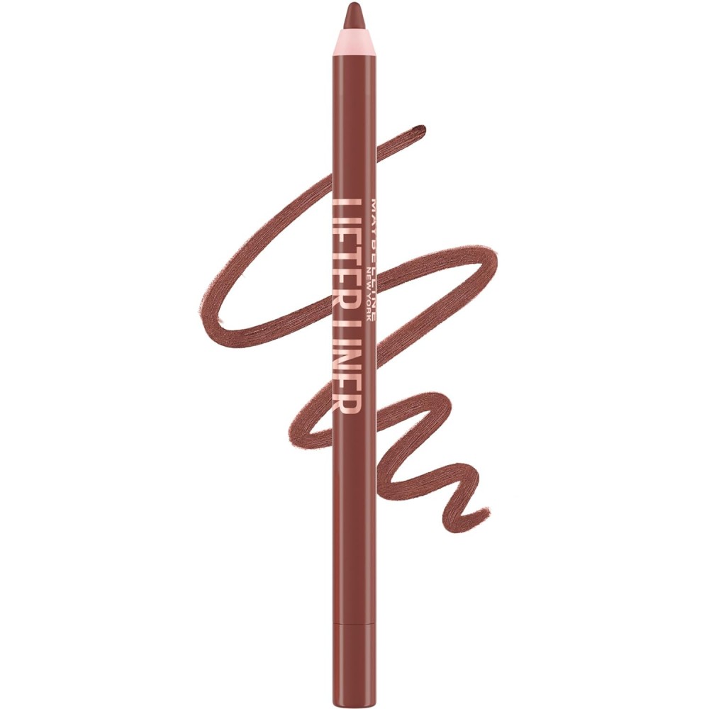 MAYBELLINE Lifter Liner Lip Liner Pencil with Hyaluronic Acid, Let's Bounce, 1 Count (1.2gr)