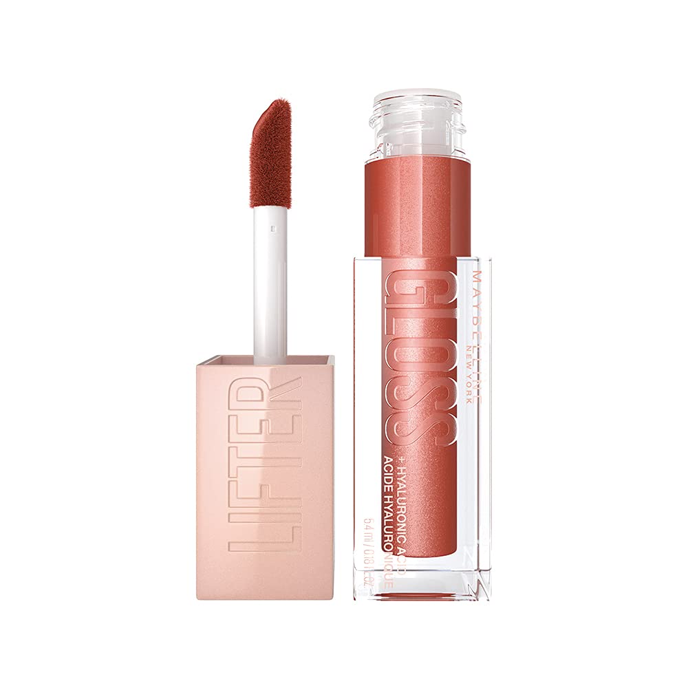 Maybelline Lifter Gloss TOPAZ Color, Hydrating Lip Gloss with Hyaluronic Acid