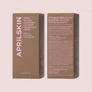 APRILSKIN Hero All Day Plumping Lip Stain Toffee Nut Latte by MEDICUBE 4gr