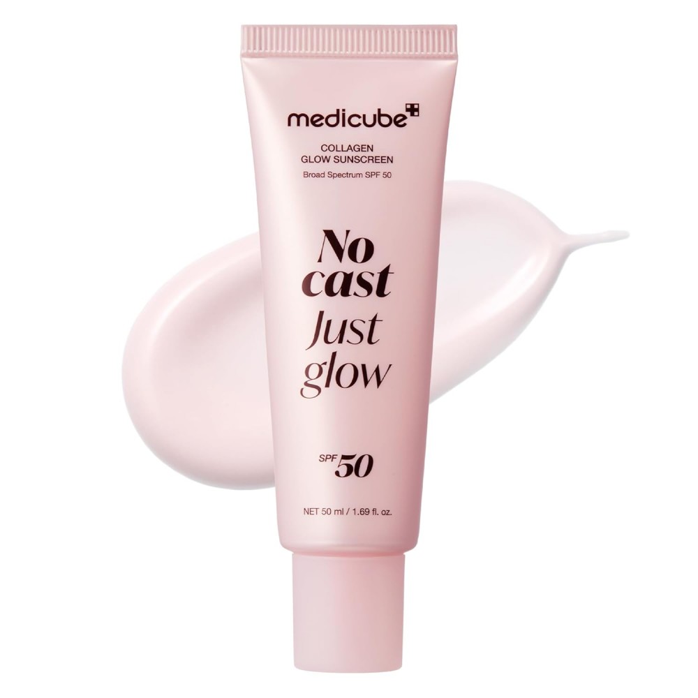 MEDICUBE No Cast Just Glow Collagen Sunscreen SPF 50 (50mL)