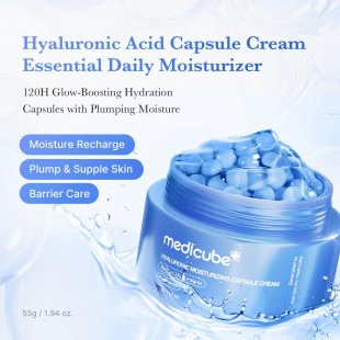 MEDICUBE Hyaluronic Acid Capsule Cream 120H Lasting Hydration 55gr