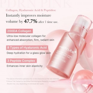 MEDICUBE Exosome Shot PDRN Pink Collagen 7,500 PPM Spicule Facial Serum 30mL