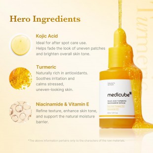 MEDICUBE Kojic Acid Turmeric Clarifying & Balancing Capsule Serum 30mL