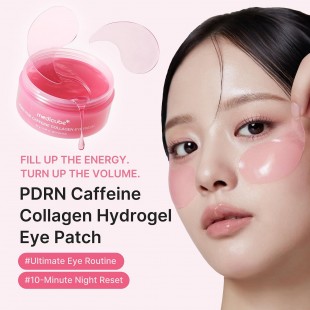 MEDICUBE Eye Patch PDRN Caffeine Collagen - Firming Gel Patches, 30 Pairs