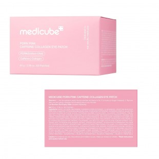 MEDICUBE Eye Patch PDRN Caffeine Collagen - Firming Gel Patches, 30 Pairs