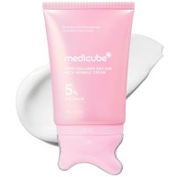 MEDICUBE PDRN Collagen Gua Sha Neck Wrinkle Cream, Firming, Contour Care 90gr