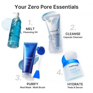 MEDICUBE Zero Pore Blackhead Mud Mask - Pore Cleansing & Gentle Exfoliating 100gr