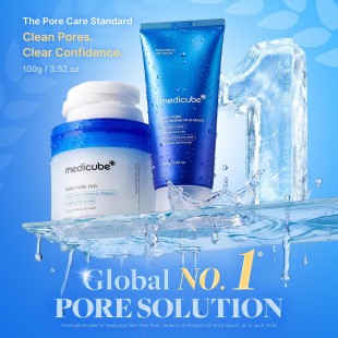 MEDICUBE Zero Pore Blackhead Mud Mask - Pore Cleansing & Gentle Exfoliating 100gr