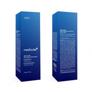 MEDICUBE Zero Pore Blackhead Mud Mask - Pore Cleansing & Gentle Exfoliating 100gr