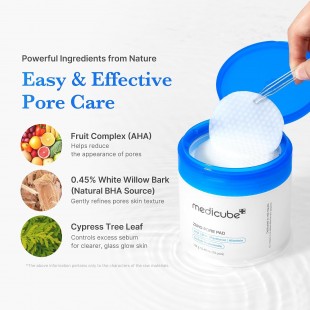 MEDICUBE Toner Pads Zero Pore Pad 2.0 for Exfoliation and Pore Care (70PADS)