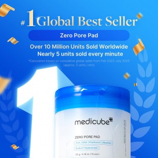 MEDICUBE Toner Pads Zero Pore Pad 2.0 for Exfoliation and Pore Care (70PADS)