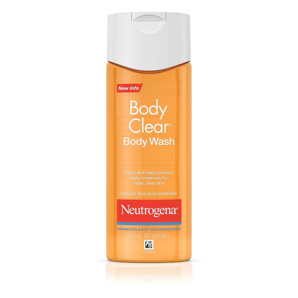 Neutrogena Body Clear Acne Body Wash with Glycerin & 2% Salicylic Acid Acne Medication 250mL