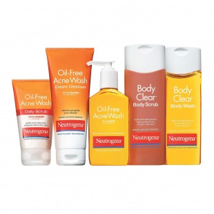 Neutrogena Body Clear Oil Free Acne Body Scrub with Salicylic Acid 8.5floz