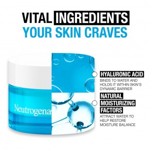 Neutrogena Hydro Boost Water Gel Fragrance Free Face Moisturizer with Hyaluronic Acid 1.7Oz