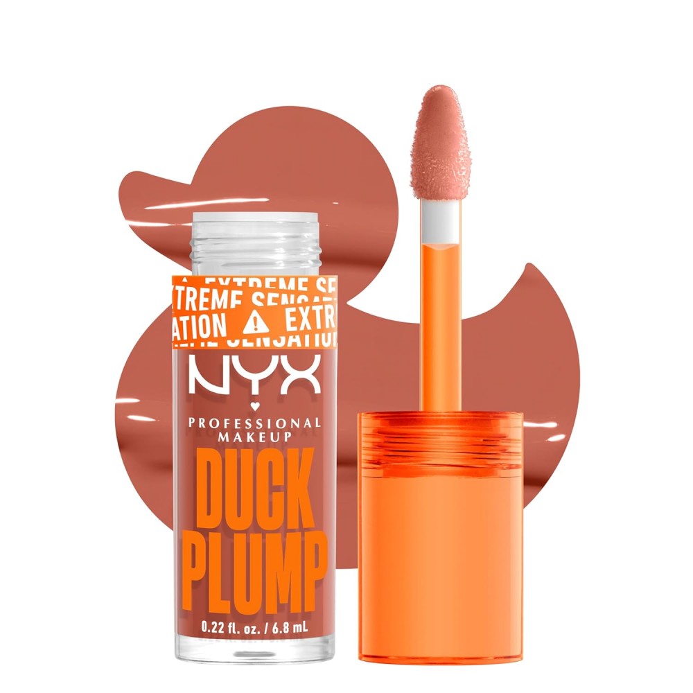 NYX PROFESSIONAL MAKEUP Duck Plump High Pigment Plumping Lip Gloss - 04 APRI CAUGHT