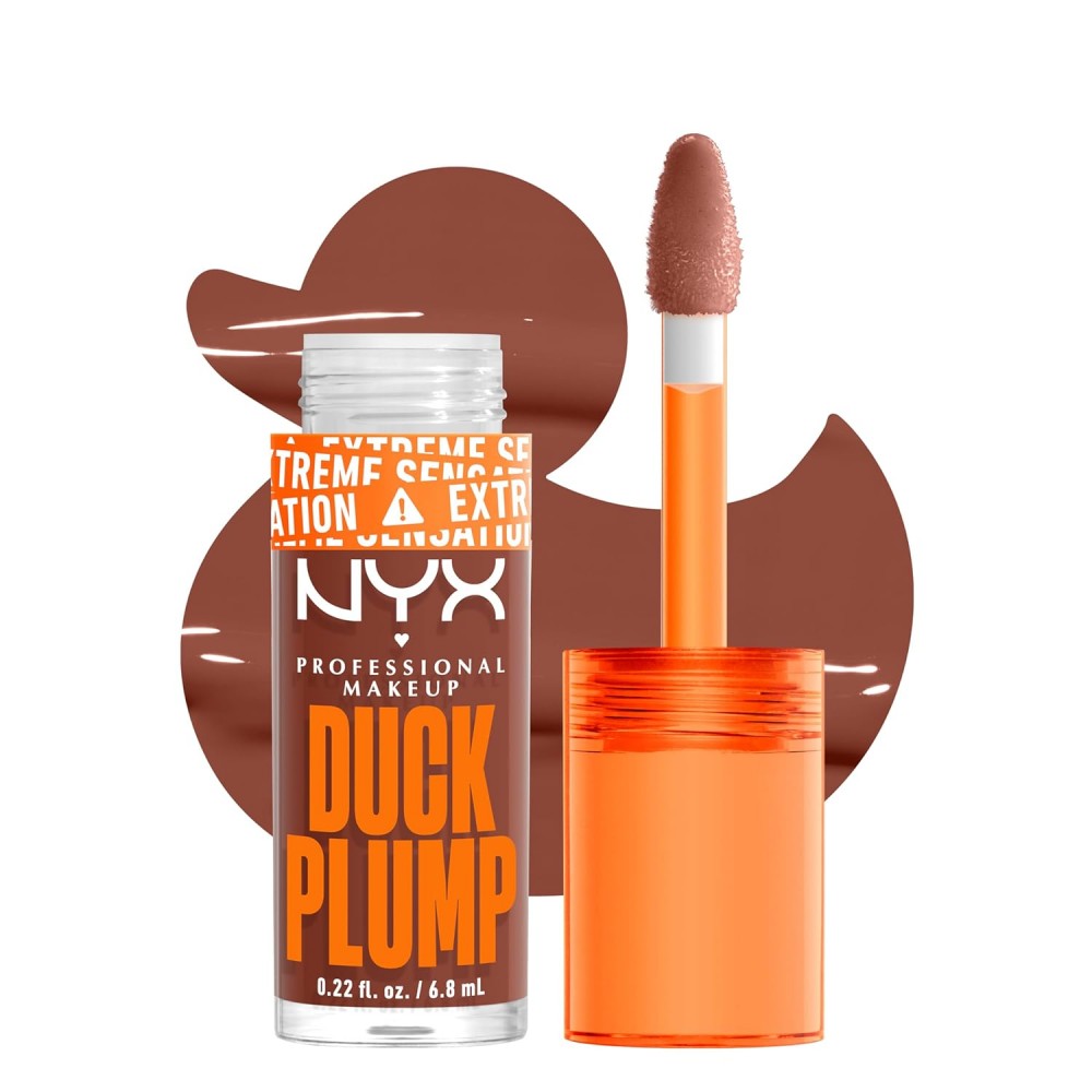 NYX PROFESSIONAL MAKEUP Duck Plump High Pigment Plumping Lip Gloss - 07 MOCHA ME CRAZY