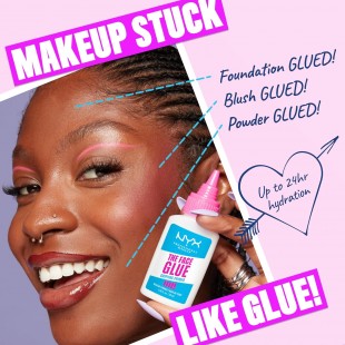 NYX PROFESSIONAL MAKEUP The Face Glue Gripping Primer, Hydrating Makeup Primer with Up To 24HR Wear, Vegan & Cruelty Free 35mL