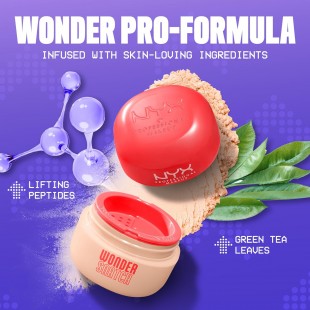 NYX PROFESSIONAL MAKEUP Wonder Snatch Setting Powder, Sugar Serve (Translucent Light) 6gr