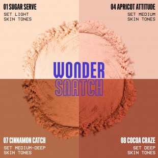 NYX PROFESSIONAL MAKEUP Wonder Snatch Setting Powder, Sugar Serve (Translucent Light) 6gr