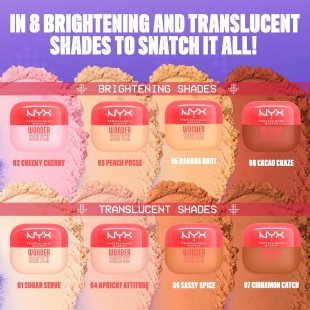 NYX PROFESSIONAL MAKEUP Wonder Snatch Setting Powder, Sugar Serve (Translucent Light) 6gr