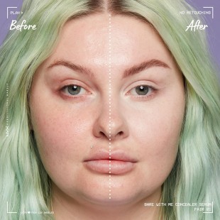 NYX PROFESSIONAL MAKEUP Bare With Me Concealer Serum, Up To 24Hr Hydration - Fair 9.6mL