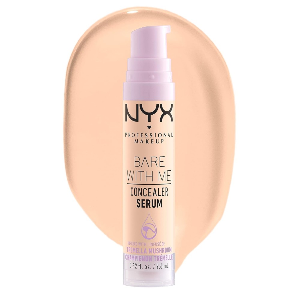 NYX PROFESSIONAL MAKEUP Bare With Me Concealer Serum, Up To 24Hr Hydration - Fair 9.6mL