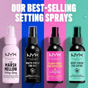NYX PROFESSIONAL MAKEUP Makeup Setting Spray - Matte Finish, Long-Lasting Vegan Formula 60mL