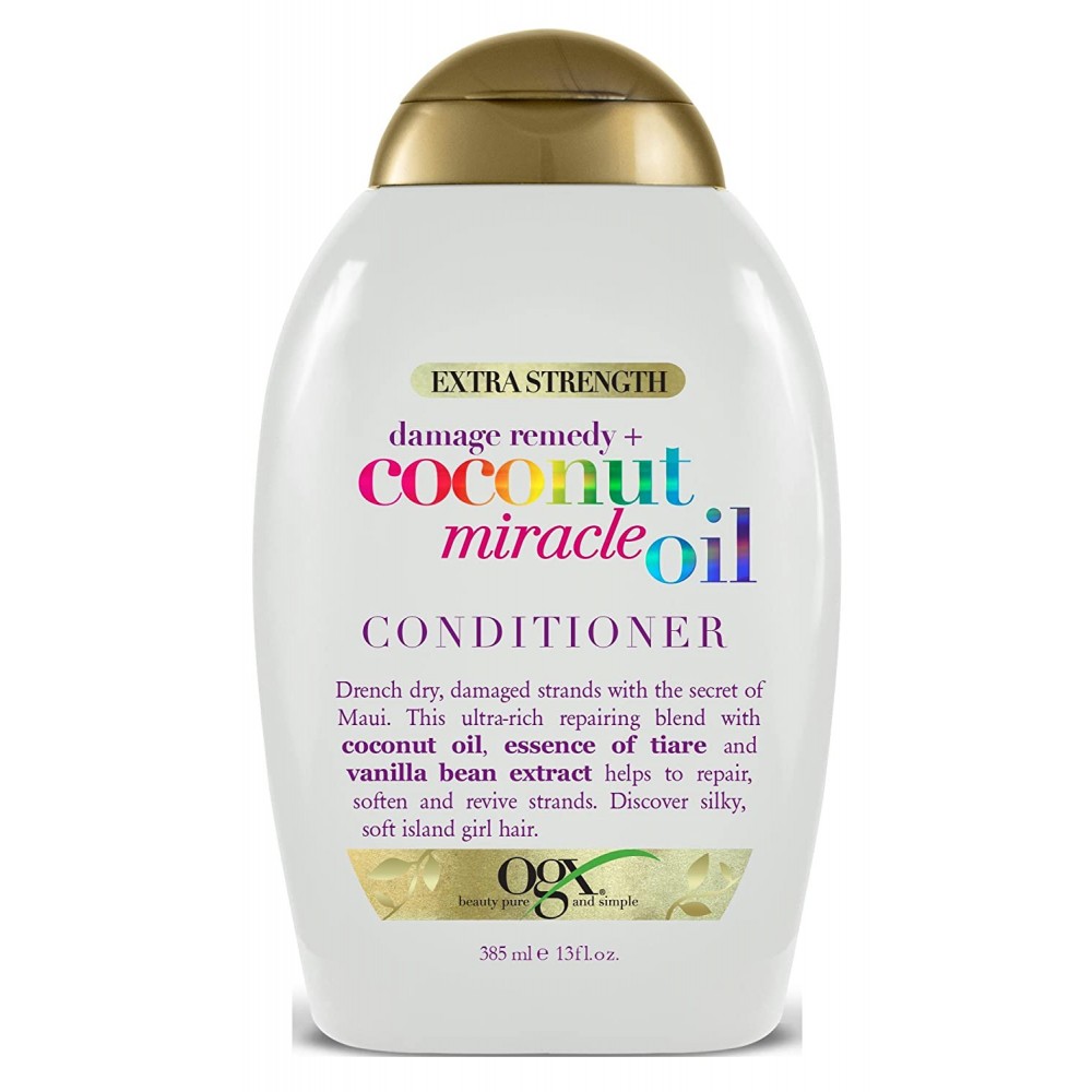 OGX Extra Strength Damage Remedy + Coconut Miracle Oil Conditioner for Dry, Frizzy or Coarse Hair