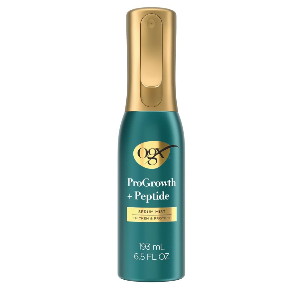 OGX ProGrowth + Peptide Serum Mist, Heat Protectant Spray 193mL