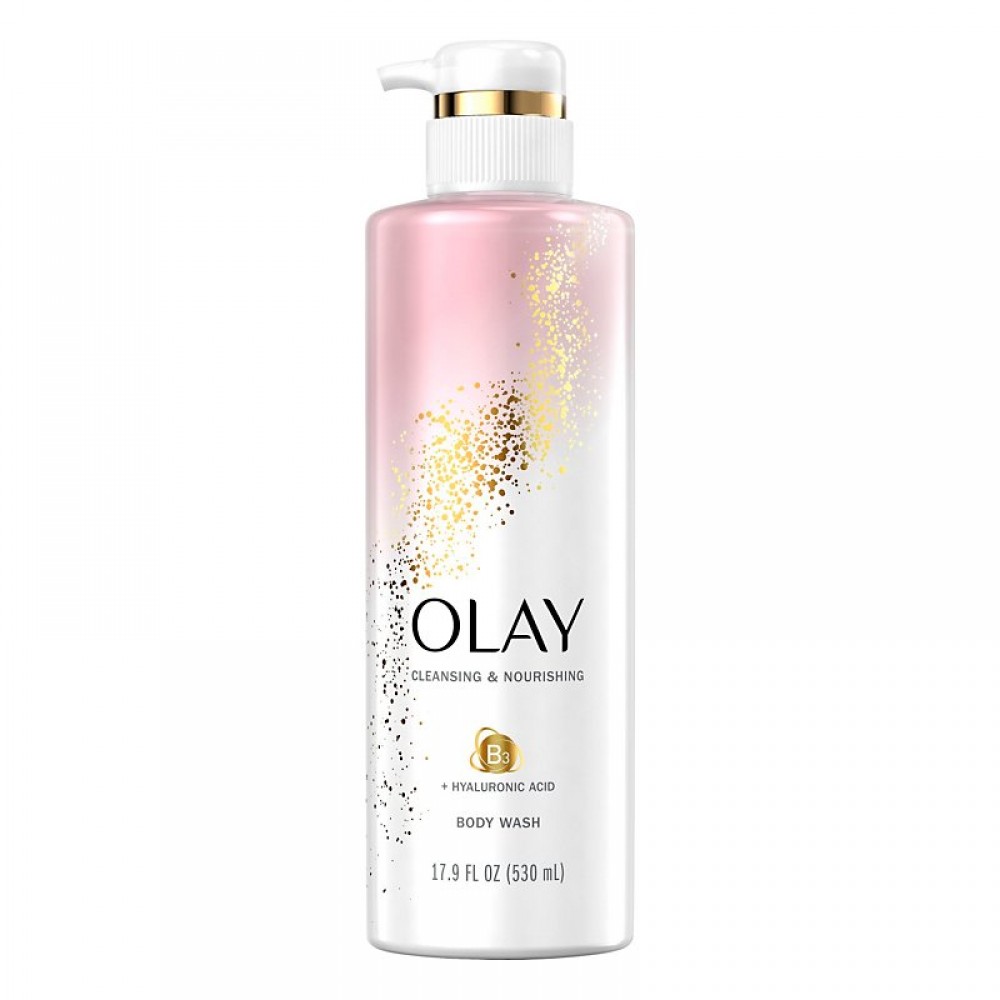 Olay Body Wash with Hyaluronic Acid and Vitamin B3, Cleansing & Nourishing
