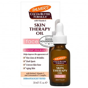 Palmer's Moisturizing Skin Therapy Oil for Face with Vitamin E, Rosehip Fragrance Cocoa Butter Formula 