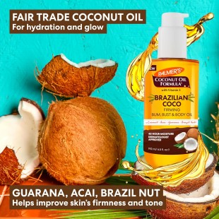 Palmer's Coconut Oil Formula Brazilian Coco Firming Body Oil with Vitamin E 192mL