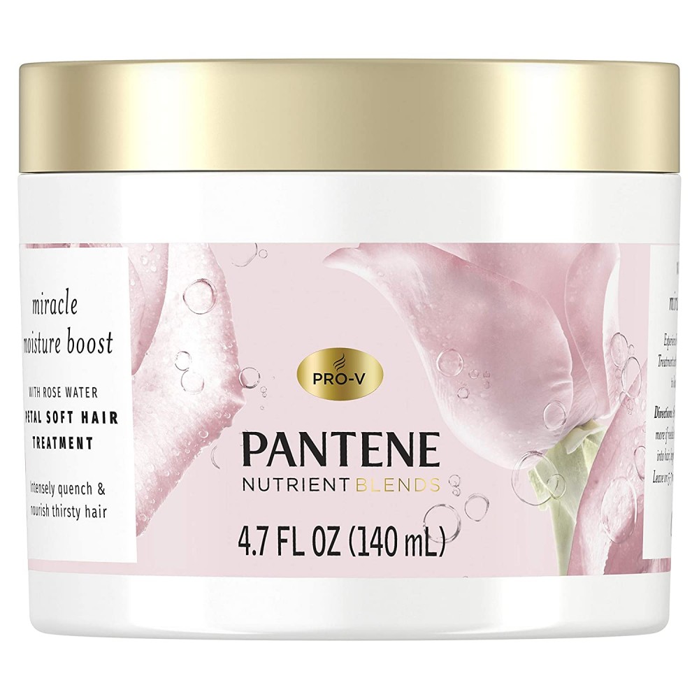 Pantene Nutrient Blends Miracle Moisture Boost Rose Water Petal Soft Hair Treatment