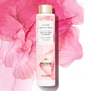 Pantene Nutrient Blends Miracle Moisture Boost Rose Water Shampoo