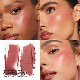 PATRICK TA Mini Major Headlines Double-Take Crème & Powder Blush Duo SHE GOES TO THE GYM