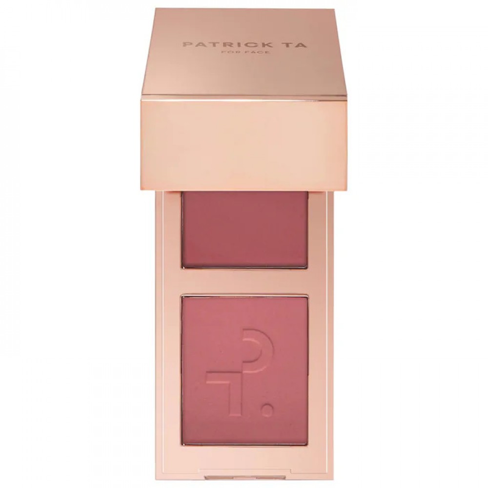 PATRICK TA Mini Major Headlines Double-Take Crème & Powder Blush Duo SHE GOES TO THE GYM