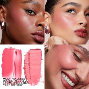PATRICK TA Mini Major Headlines Double-Take Crème & Powder Blush Duo SHE'S THAT GIRL