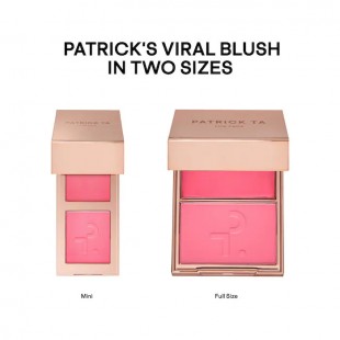 PATRICK TA Mini Major Headlines Double-Take Crème & Powder Blush Duo SHE'S THAT GIRL