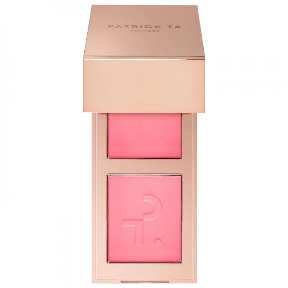PATRICK TA Mini Major Headlines Double-Take Crème & Powder Blush Duo SHE'S THAT GIRL