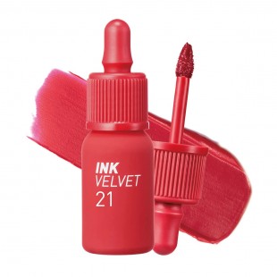 Peripera Ink Velvet Lip Tint 021 VITALITY CORAL RED
