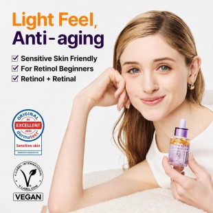 PURITO Retinol + Retinal Serum for Sensitive Skin 30mL