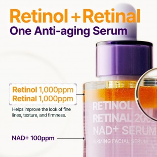 PURITO Retinol + Retinal Serum for Sensitive Skin 30mL