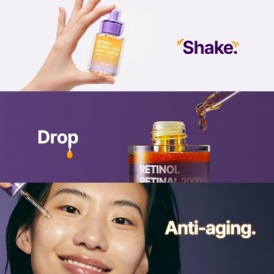 PURITO Retinol + Retinal Serum for Sensitive Skin 30mL