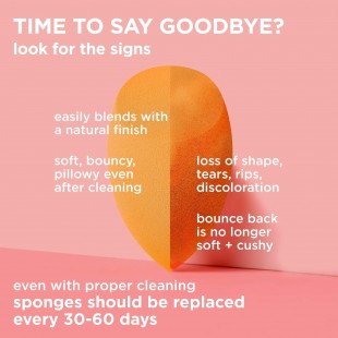 Real Techniques Miracle Complexion Sponge, Makeup Blender for Liquid and Cream Foundation, Full Coverage, 4 PACK
