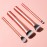 Real Techniques Face Base Makeup Brush Set, For Concealer, Foundation, Contour, & Setting Powder 4 Count